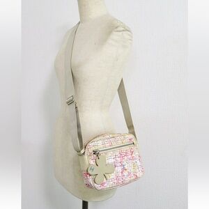 CHANEL Multicolor Tweed Crossbody Bag